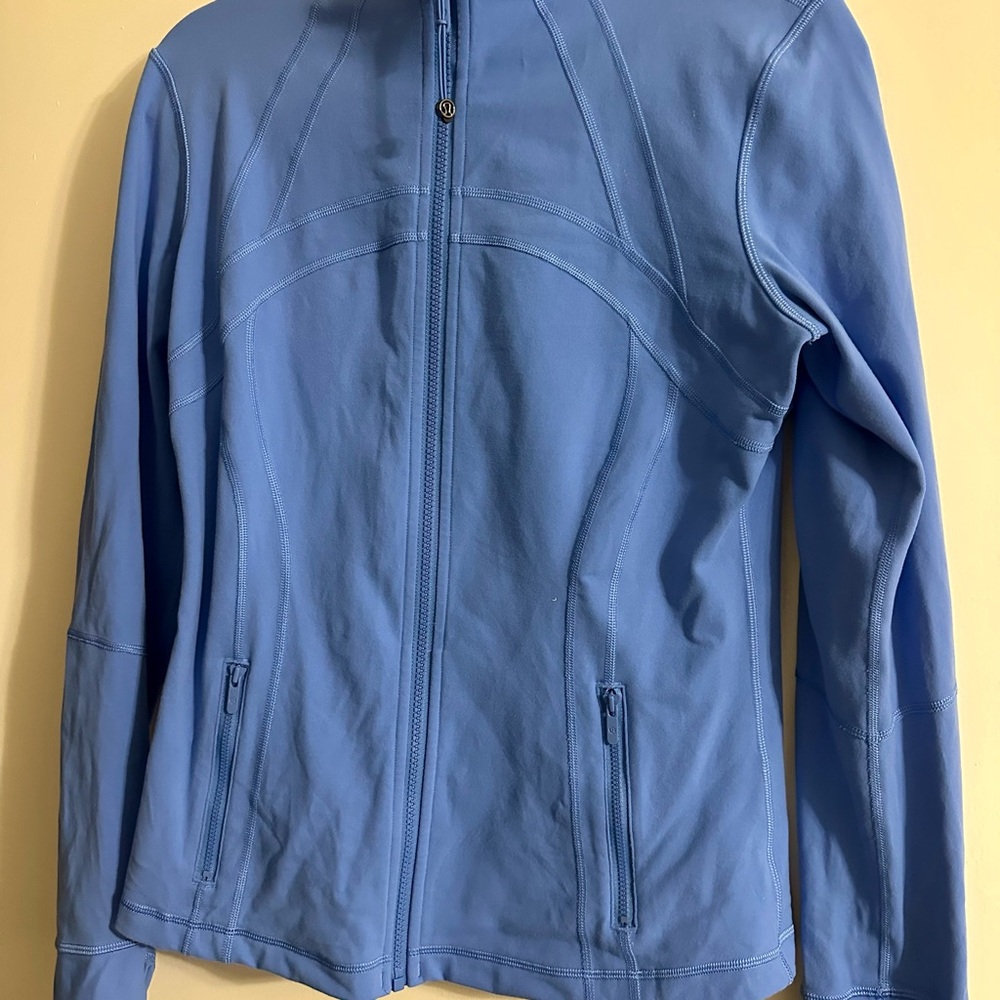 Lululemon Definite Jacket- LUON- Blue Nile- Size 10- minimally used condition